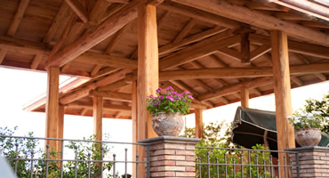 Falegnameria patané tetti in legno di castagno delletna in ... Tetti in legno di castagno